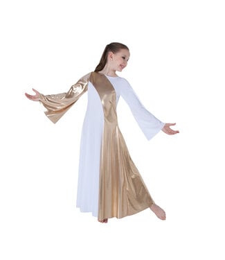Body Wrappers Child Asymmetrical Bell Dress (0592) (Dsicontinued)