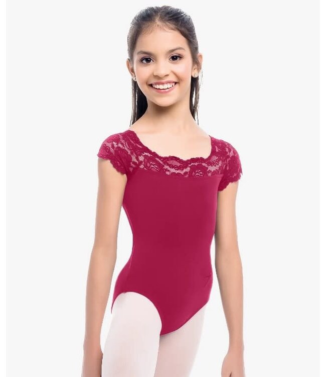 So Danca Tilly Cap Sleeve Leo w/ Lace (SL17)