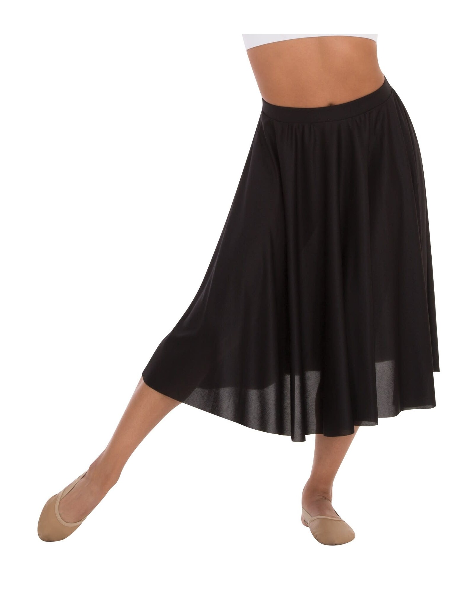 Body Wrappers Adult Dance Below-The-Knee Circle Skirt (511)