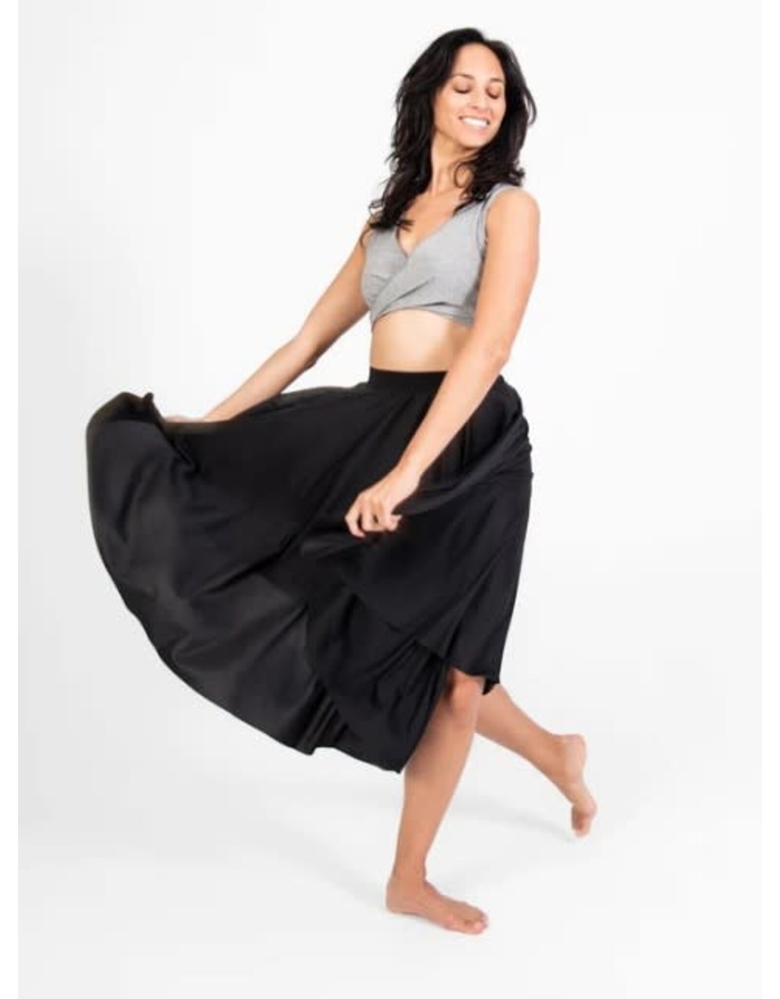 Body Wrappers Adult Dance Below-The-Knee Circle Skirt (511)