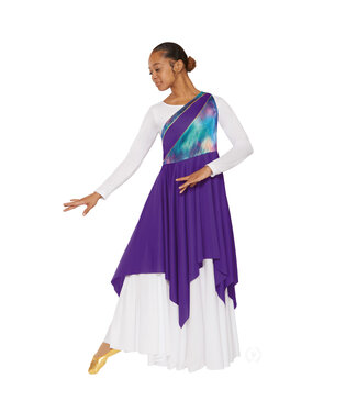 Eurotard Adult Iridescent Asymmetrical Tunic (97567)