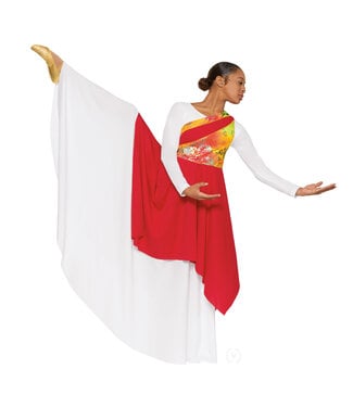 Eurotard Adult Radiant Quartz Asymmetrical Tunic (91567)