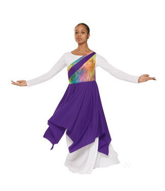 Eurotard Child Rainbow Asymmetrical Tunic (96567C)