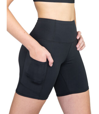 Body Wrappers Recycled Poly Bike Shorts (31806)