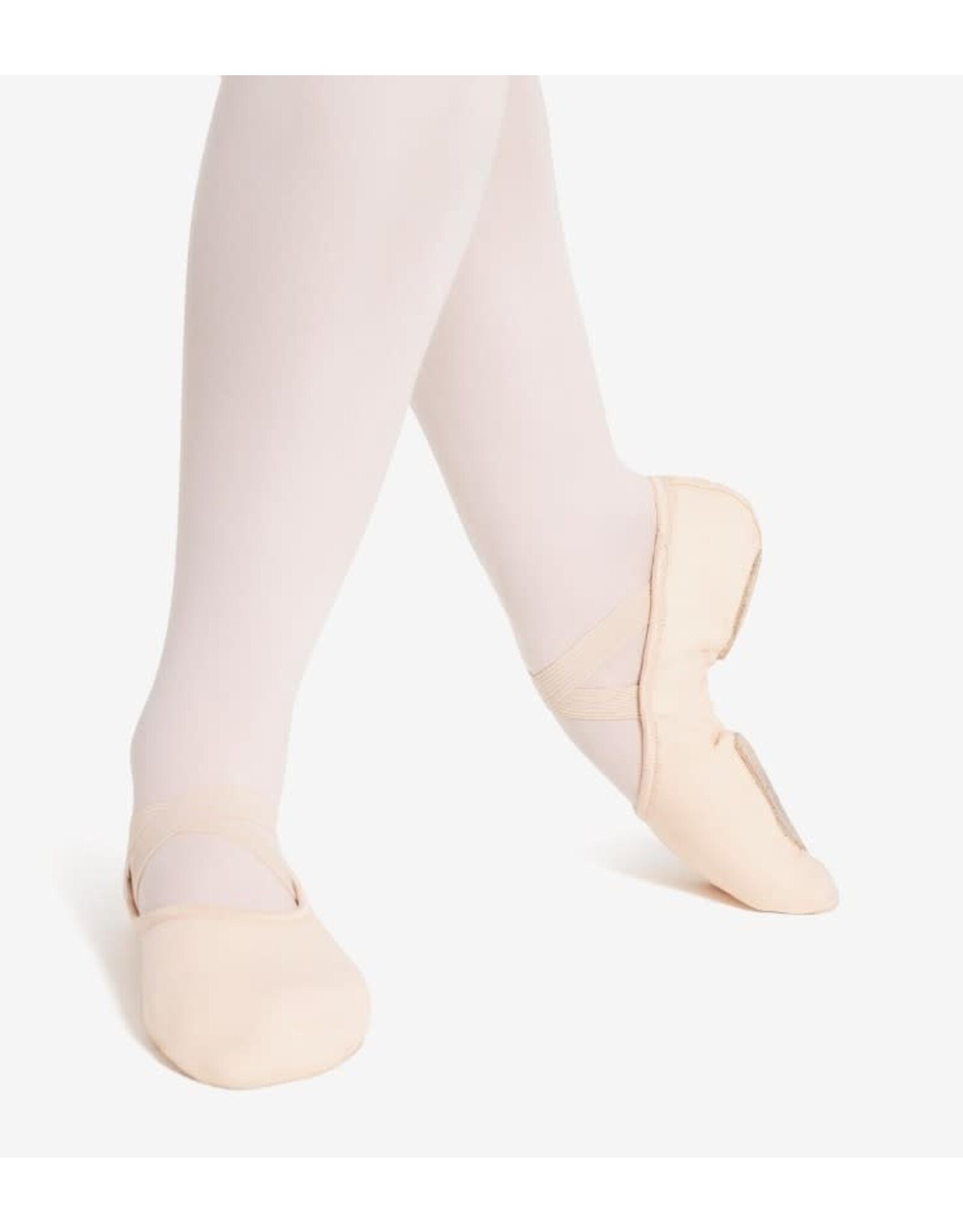 Capezio 2037W pink stretch canvas soft ballet shoes Hanami RUN SMALL