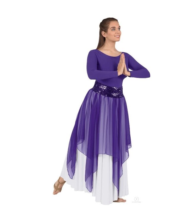 Eurotard 4" Wide Elastic Sequin Belt (13744)