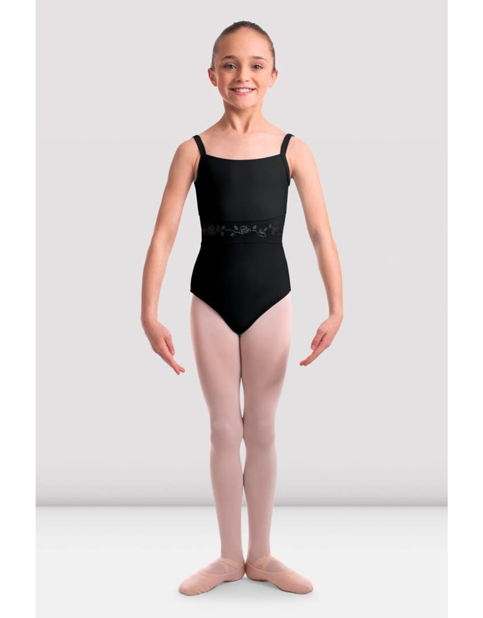 Bloch / Mirella Scoop Neck Embroidered Camisole Leotard (CL2377) DISCONTINUED