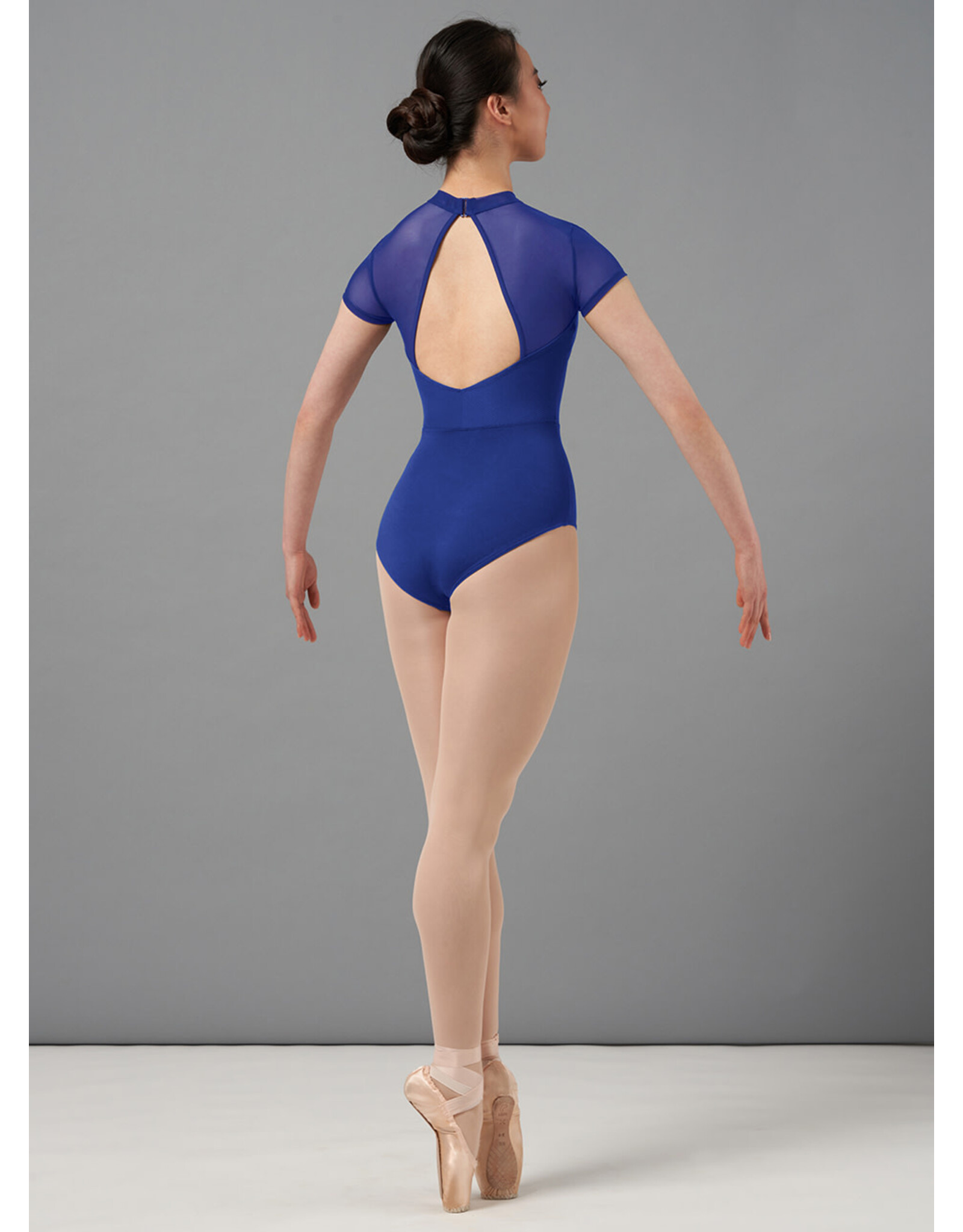 Bloch / Mirella Chevron Rib Cap Sleeve Leotard (M5099LM)