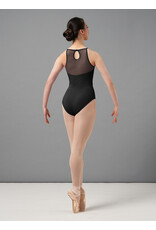 Bloch / Mirella Chevron Rib Halter Leotard (M3108LM)