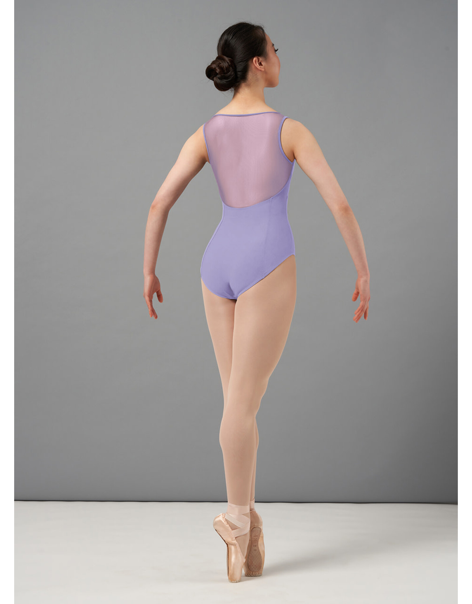 Bloch / Mirella Chevron Rib Mesh Tank Leotard (M3109LM)