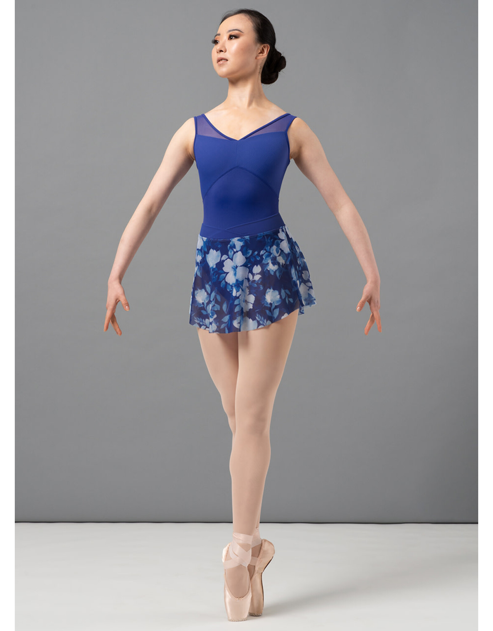 Bloch / Mirella Chevron Rib Skirt (MS162)