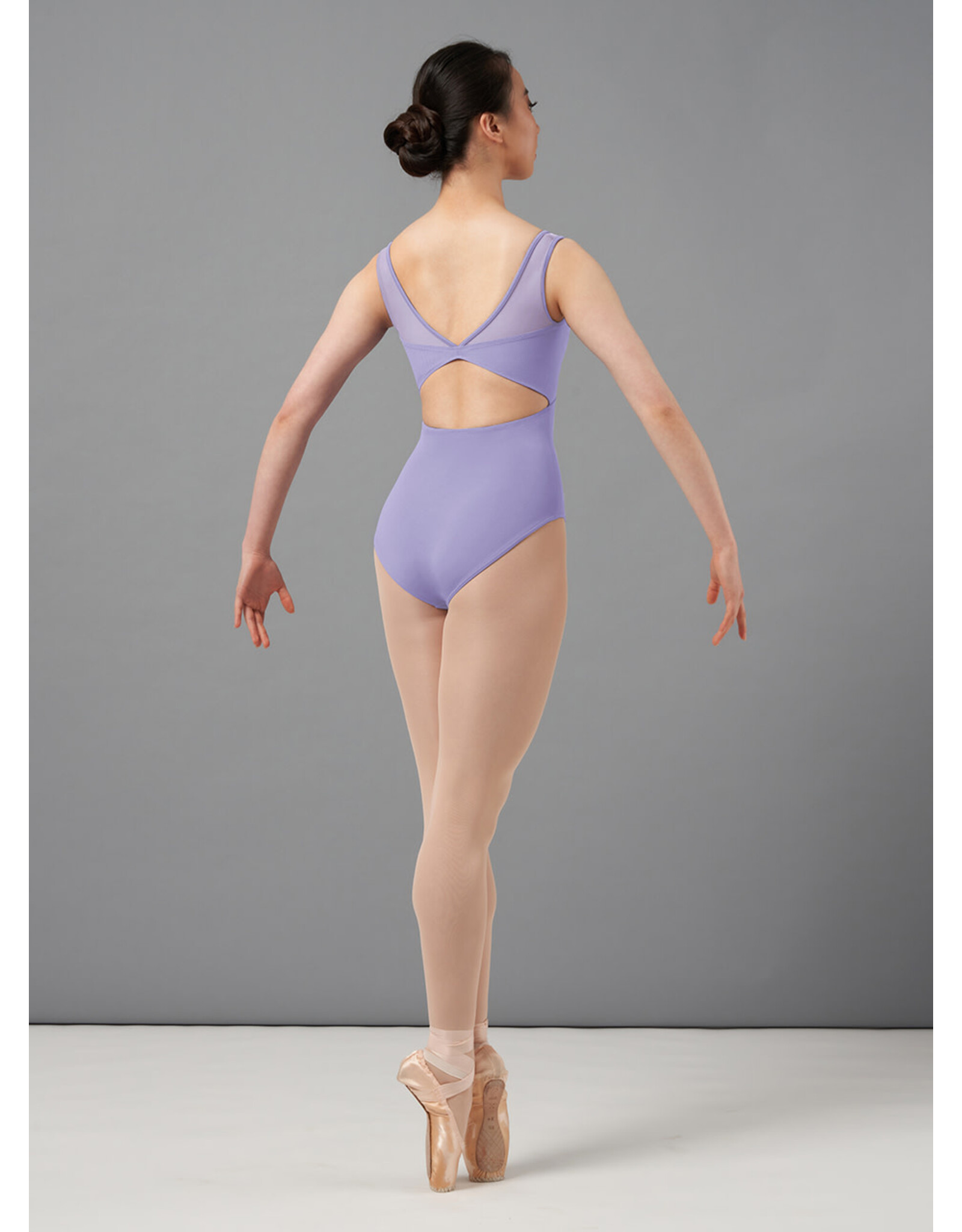 Mirella Chevron Rib Tank Leotard (M3107LM) - Stage Center