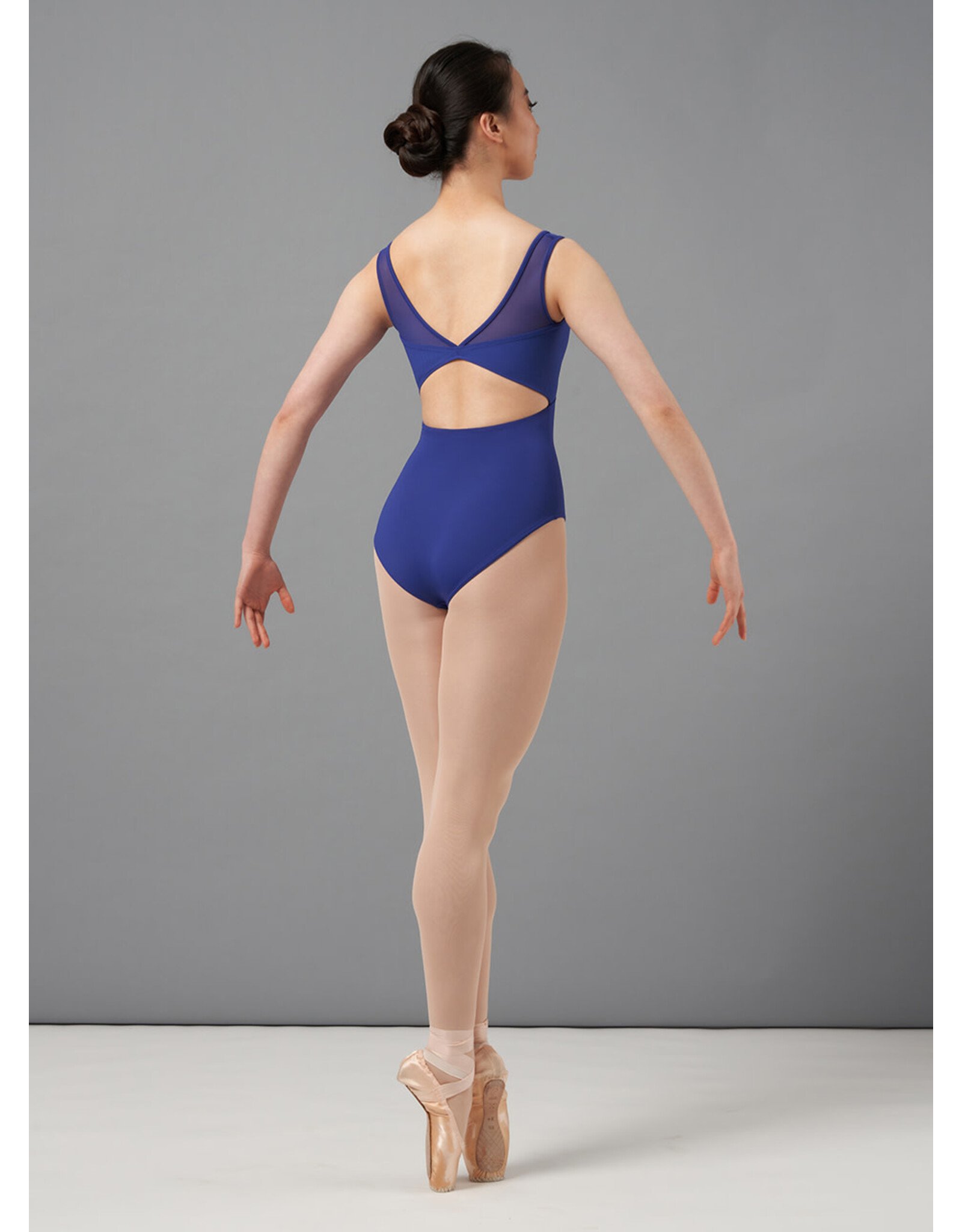 Mirella Chevron Rib Tank Leotard (M3107LM) - Stage Center