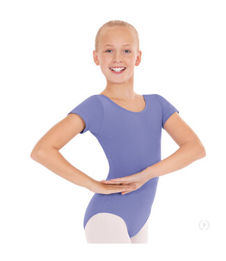 Eurotard Child Short Sleeve Scoop Leotard (44475C)