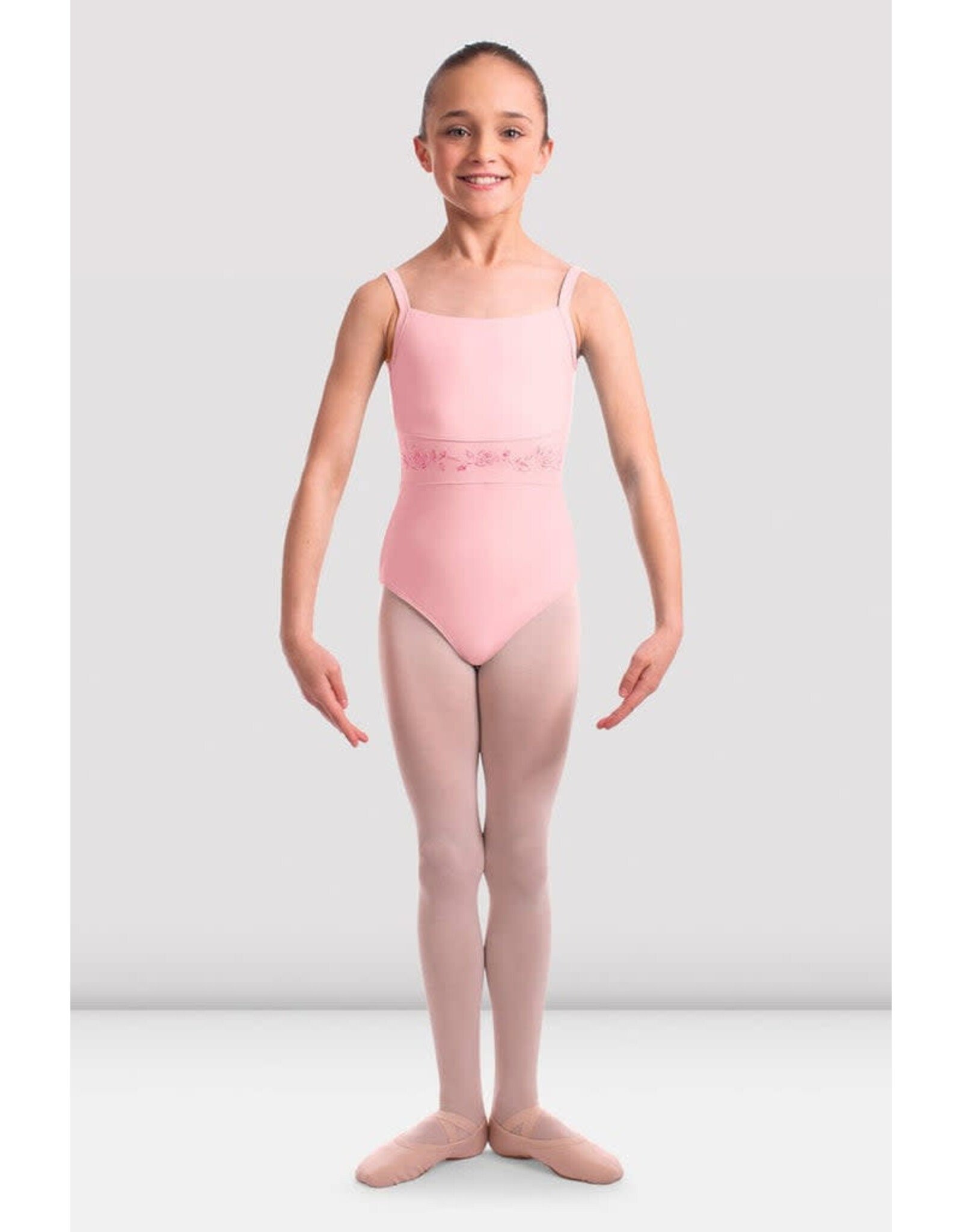 Bloch / Mirella Scoop Neck Embroidered Camisole Leotard (CL2377) DISCONTINUED