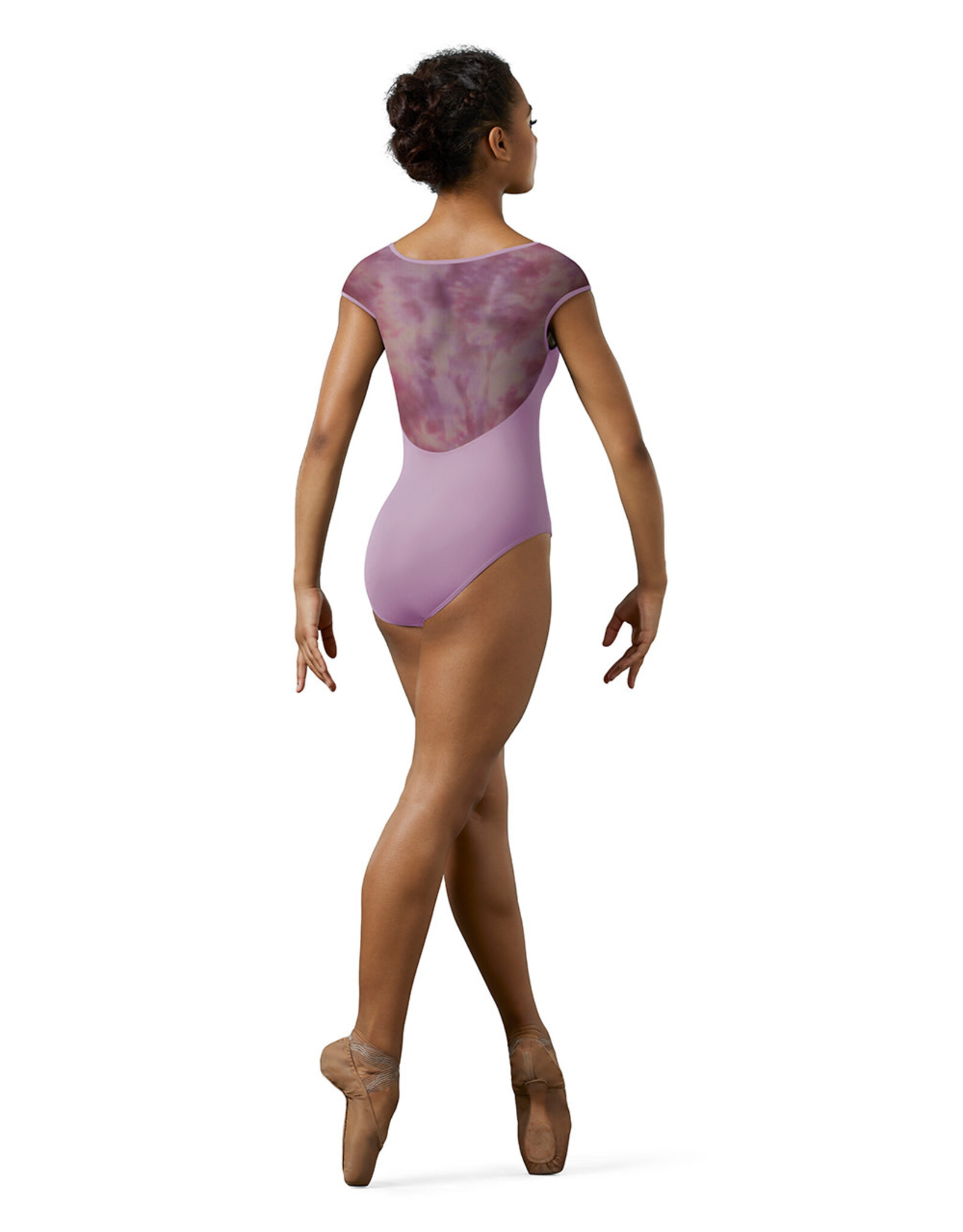 Bloch / Mirella Boat Neck Watercolor Cap Sleeve Leotard (M5098LM)