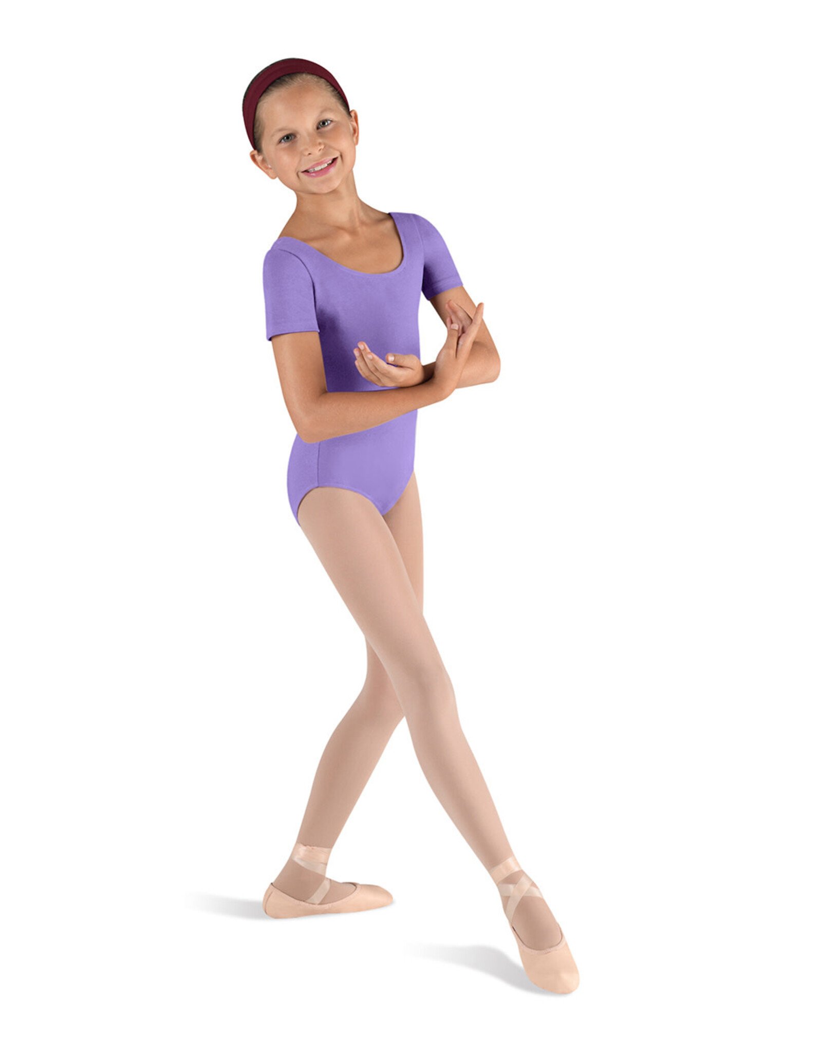 Bloch / Mirella Short Sleeve Round Neck Leotard (CL5402)