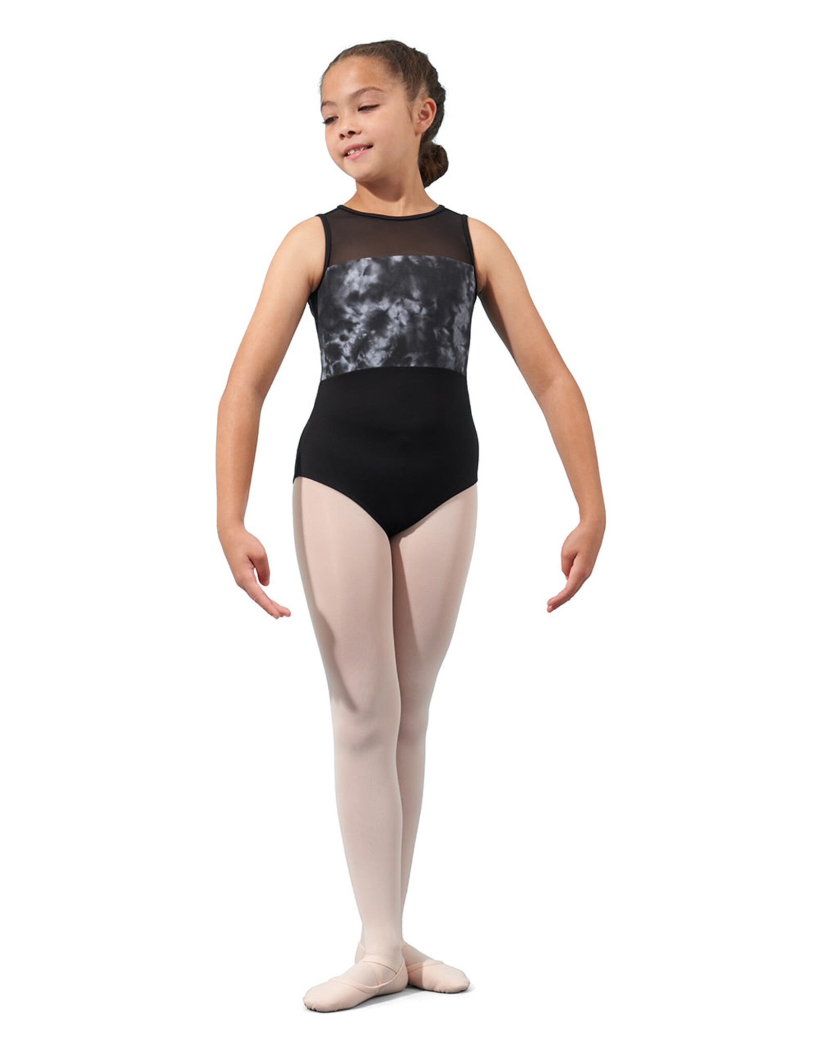 Bloch / Mirella High Neck Watercolor Tank Leotard (M483C)