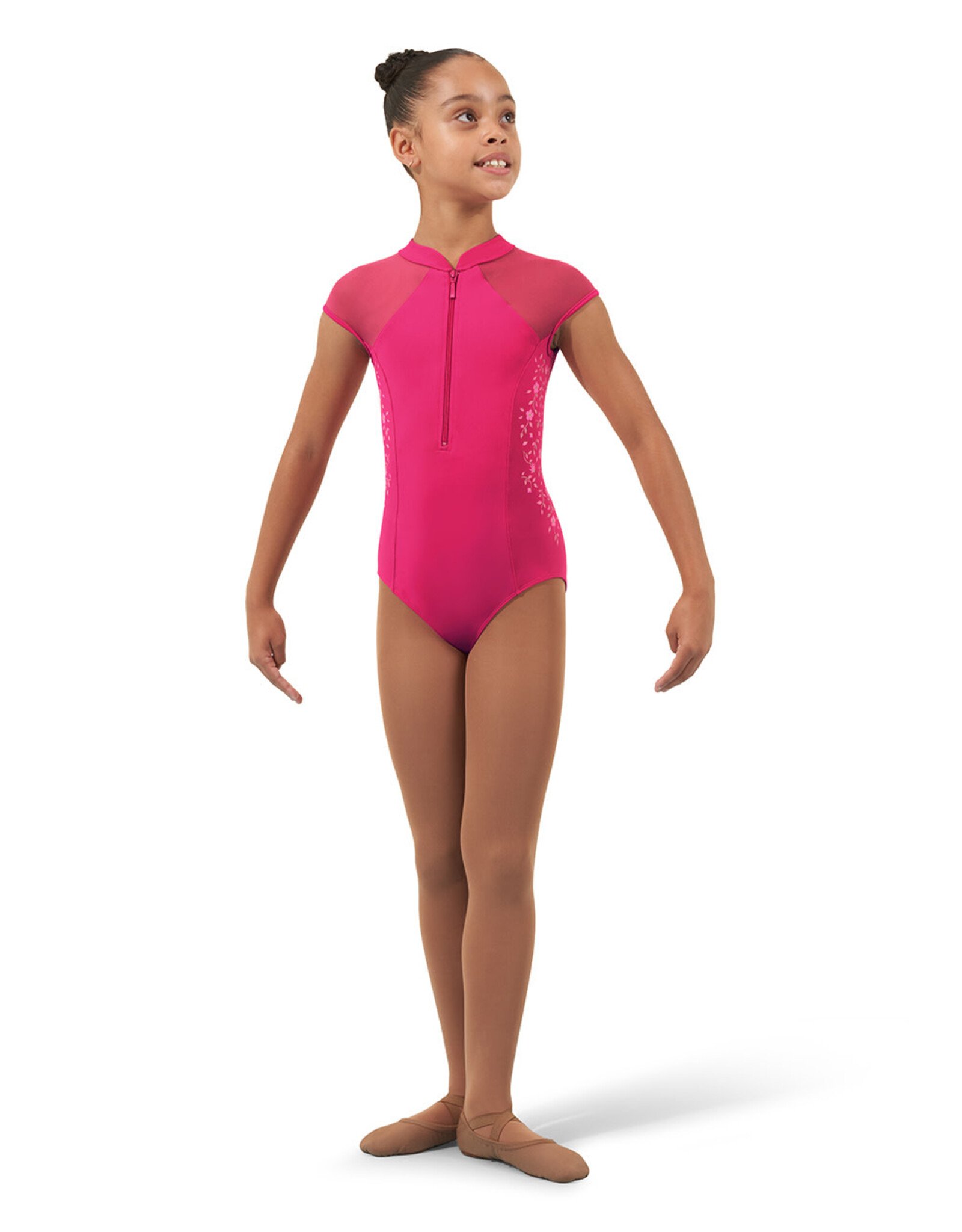 Girls Cap Sleeve Leotard Lina