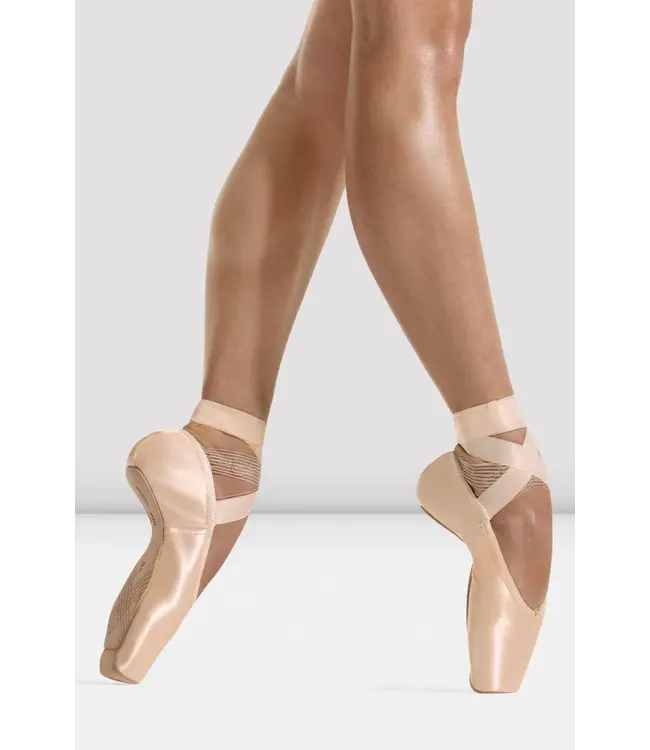 Bloch / Mirella Etu Suede Toe Pointe Shoes (S1160LTHM) Pink