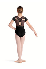 Bloch / Mirella Amelia Scoop Neck Cross Back Cap Sleeve Leotard (CL5282) Bloch / Mirella Amelia Scoop Neck Cross Back Cap Sleeve Leotard (CL5282)