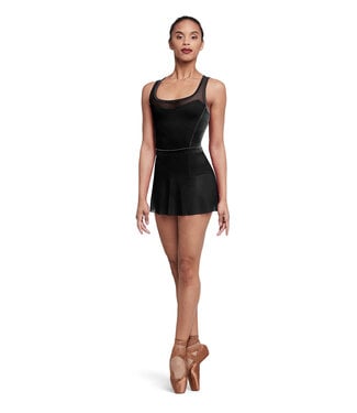 Bloch / Mirella Avery Velvet Waistband Mesh Pull On Skirt (R5201)