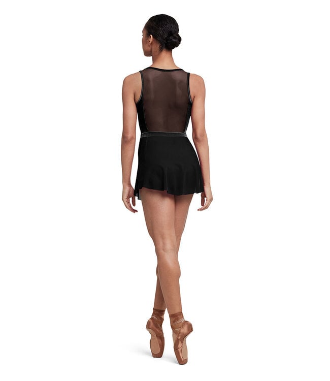 Bloch / Mirella Avery Velvet Waistband Mesh Pull On Skirt (R5201)
