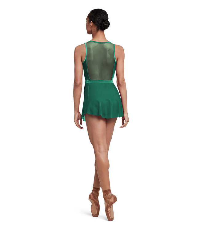 Bloch / Mirella Avery Velvet Waistband Mesh Pull On Skirt (R5201)