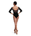 Bloch / Mirella Indy Scoop Neck Velvet 3/4 Sleeve Leotard (L5236)