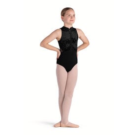 Bloch / Mirella Tanya Mock Neck Velvet Tank Leotard (CL5655)