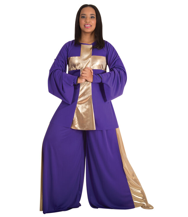 Body Wrappers Adult Praise Cross Pullover (621) (Discontinued)