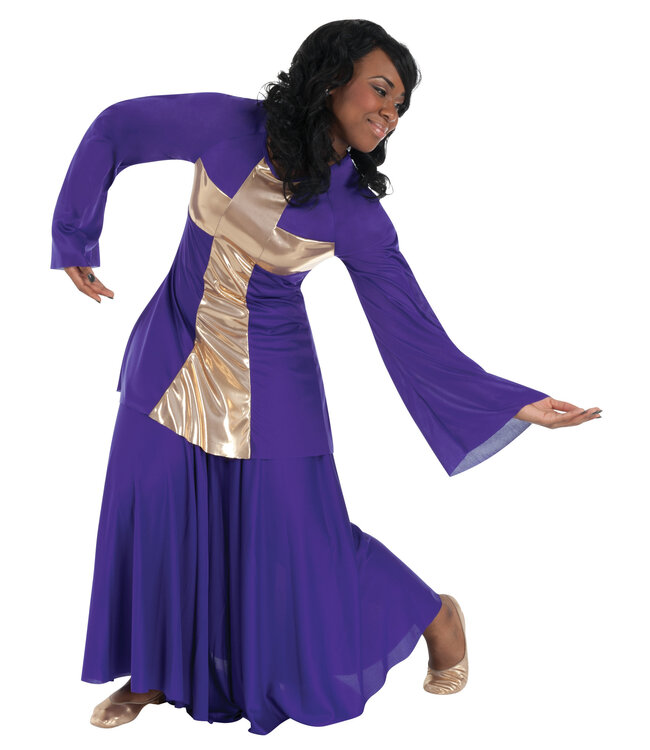 Body Wrappers Adult Praise Cross Pullover (621) (Discontinued)