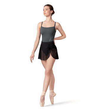 Bloch / Mirella Nicky Mesh Pull On Skirt With Gather (R9221)