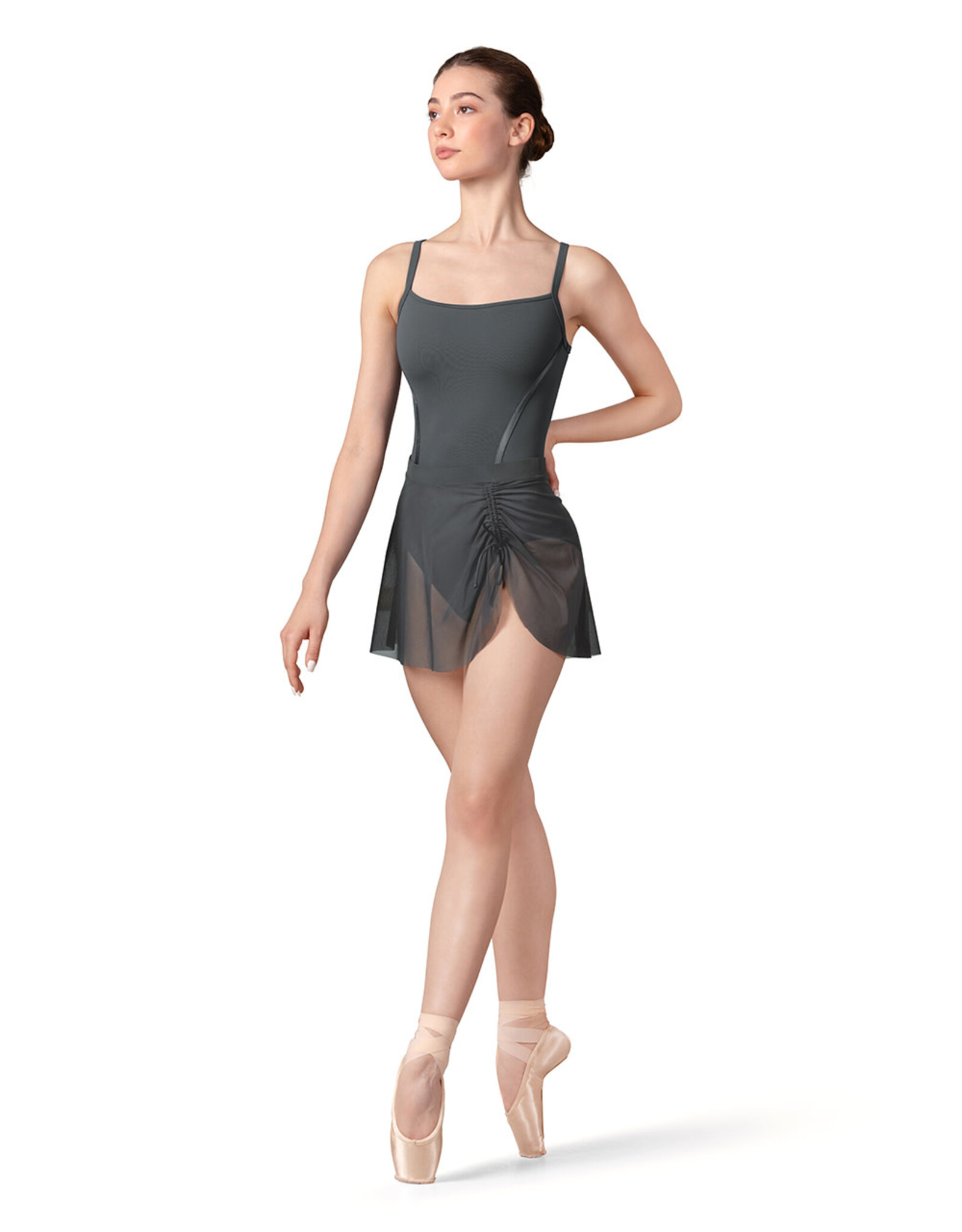 Bloch / Mirella Nicky Mesh Pull On Skirt With Gather (R9221)