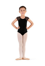 Bloch / Mirella Raffie Weave Detail Cap Sleeve Leotard (CL9282)
