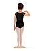 Bloch / Mirella Raffie Weave Detail Cap Sleeve Leotard (CL9282)