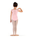 Bloch / Mirella Raffie Weave Detail Cap Sleeve Leotard (CL9282)