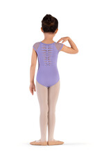 Bloch / Mirella Raffie Weave Detail Cap Sleeve Leotard (CL9282)