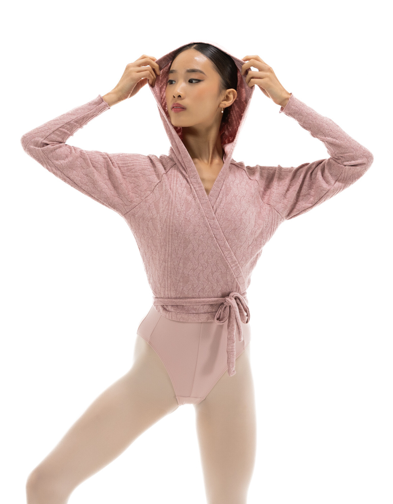 Nikolay Theodora Hooded Wrap Sweater (DA5032N)