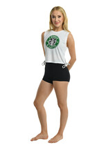 DANZNMOTION Adult "I Dance A Latte" Tank Shirt (23300A)