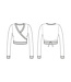 Bloch / Mirella Bloch Adult Cross Over Knit Cardigan (Z0910) (Discontinued)