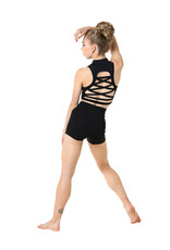 DANZNMOTION Sloan Zip-Up Scuba Top (2741A)