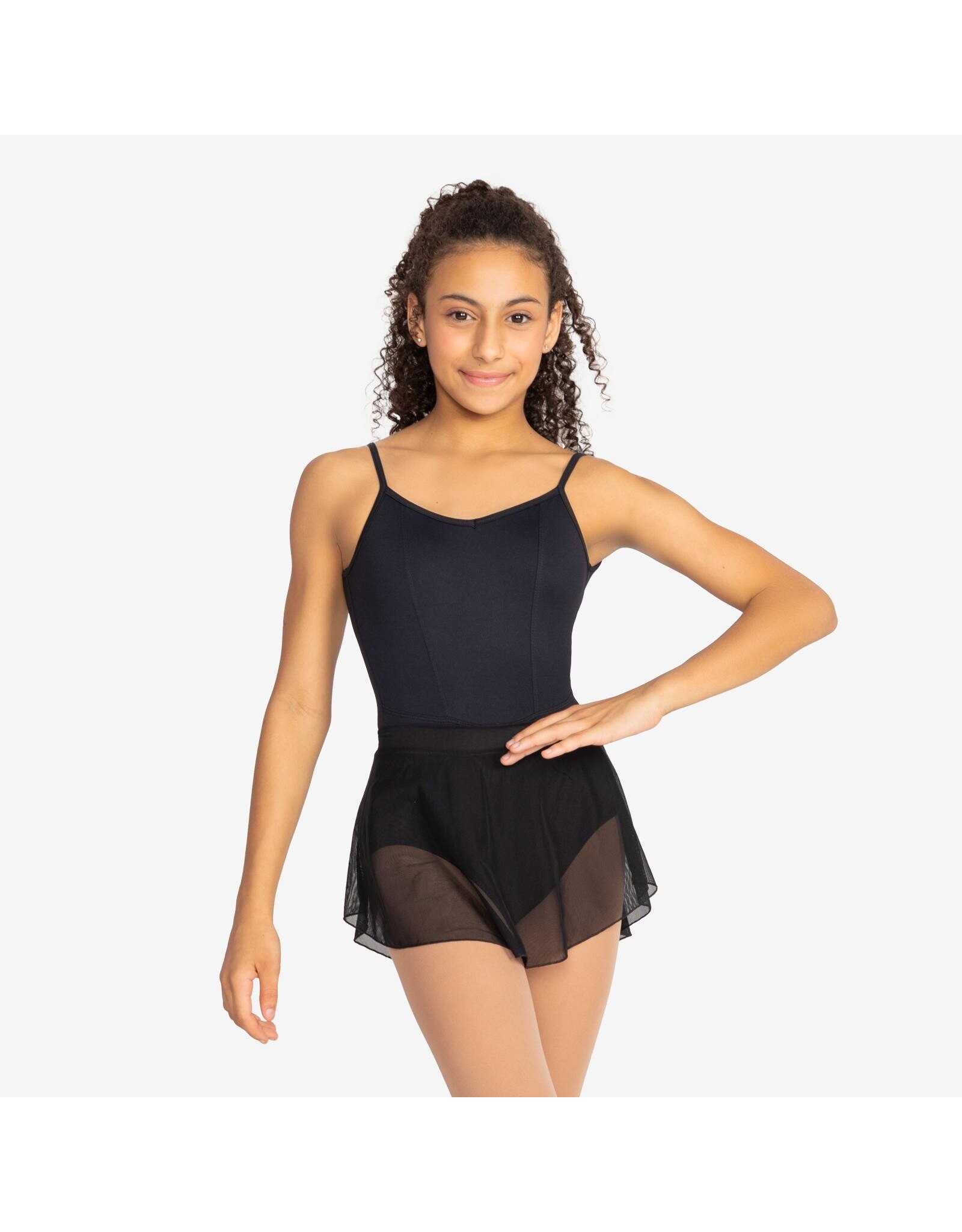 So Danca Child Mesh Pull On Wave Skirt (SL217)