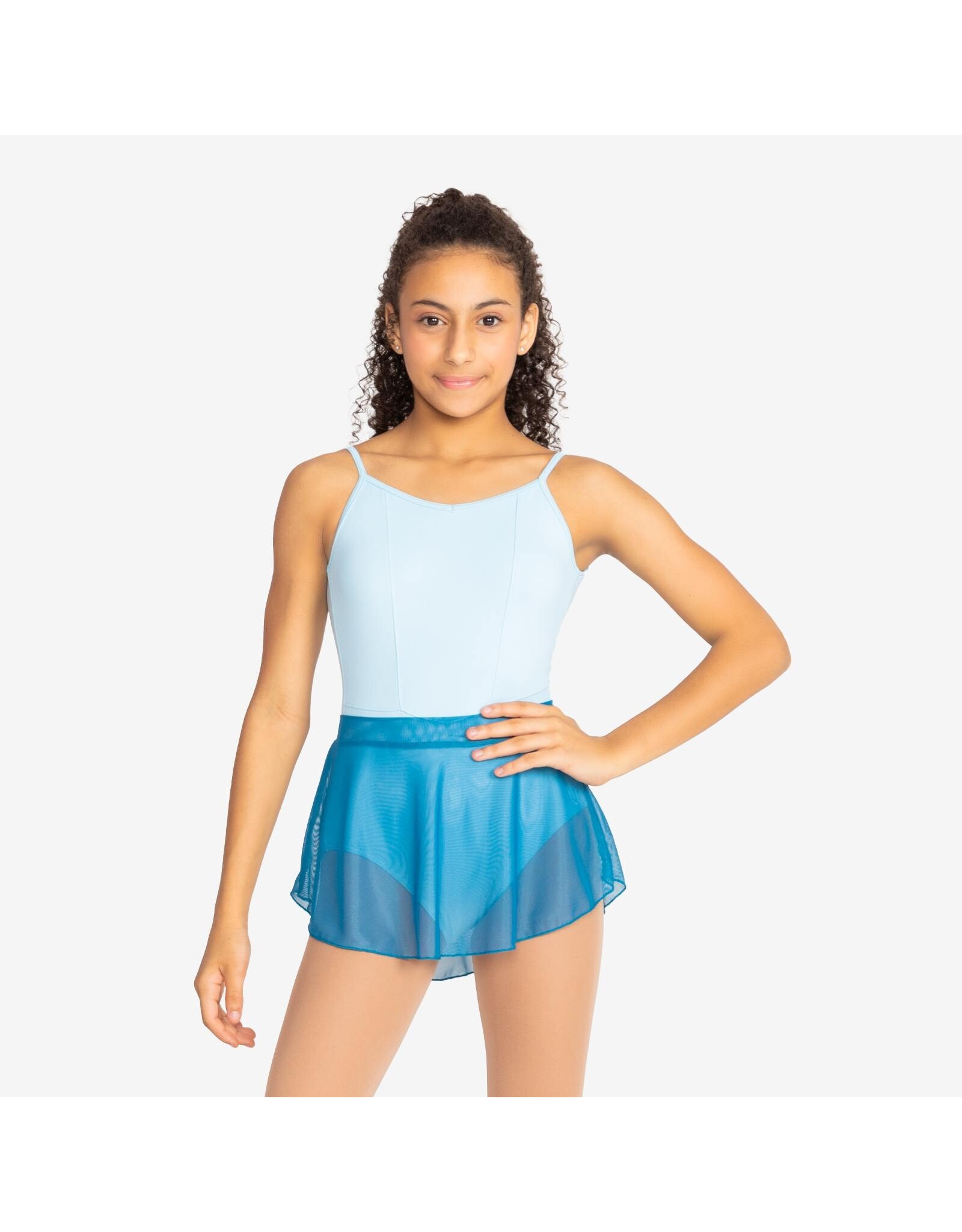 So Danca Child Mesh Pull On Wave Skirt (SL217)