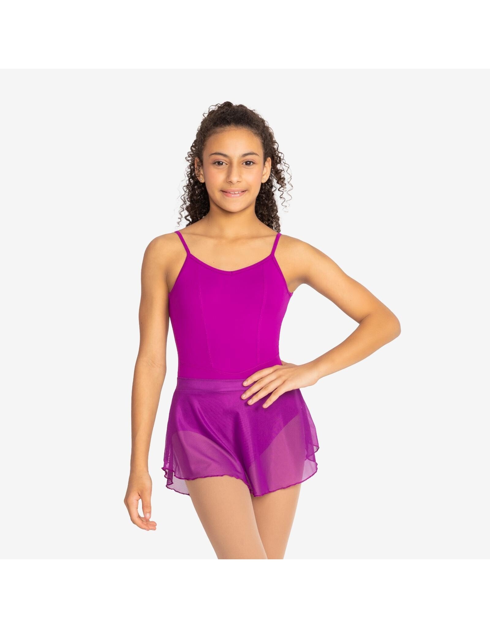 So Danca Child Mesh Pull On Wave Skirt (SL217)