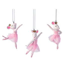 Ganz Dancing Mouse Ornament