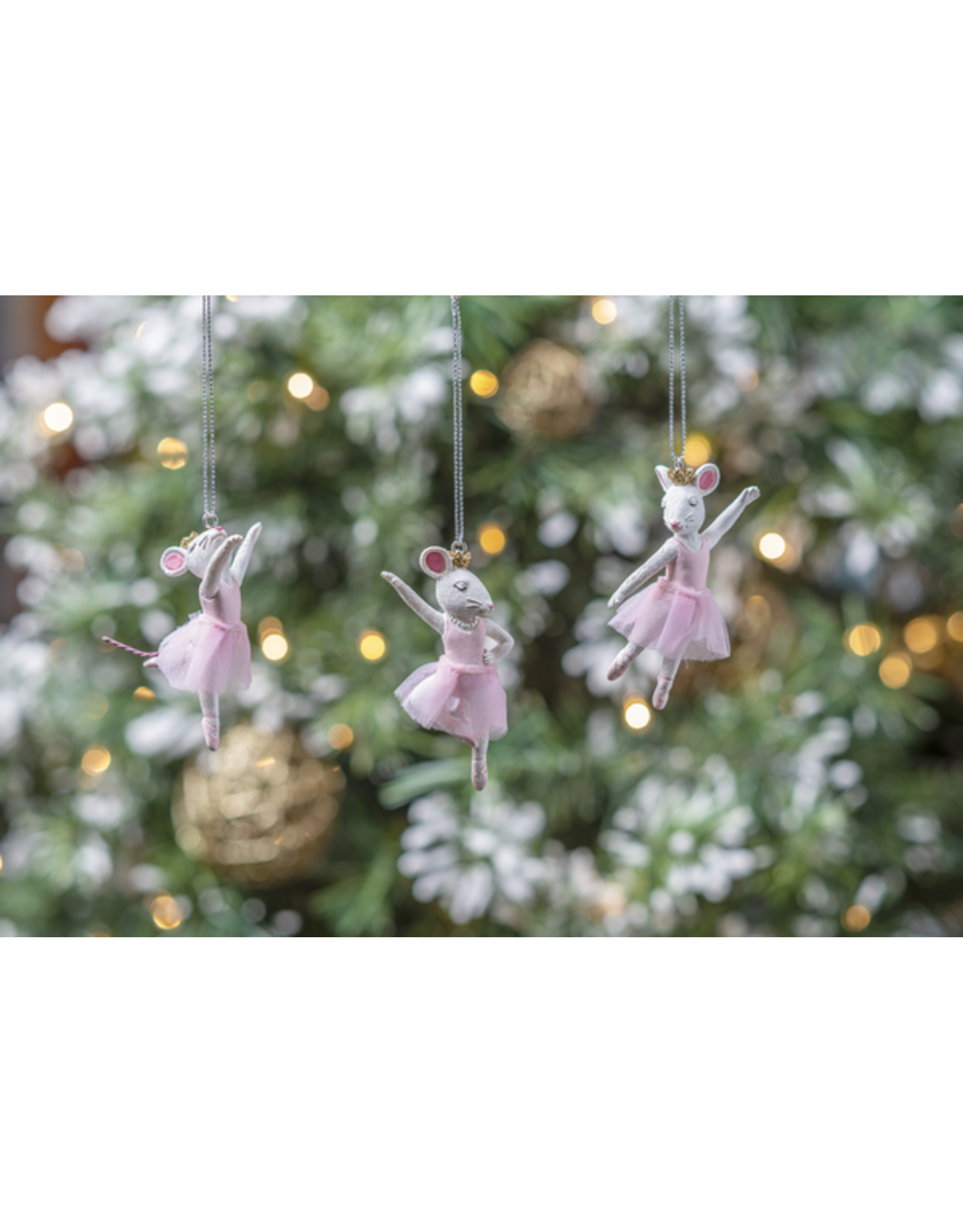 Ganz Dancing Mouse Ornament