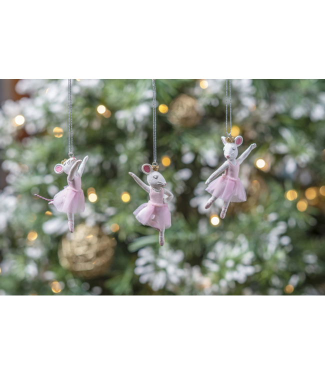 Ganz Dancing Mouse Ornament
