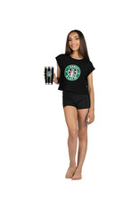 DANZNMOTION Adult "I Dance a Latte" Tee (25316A)