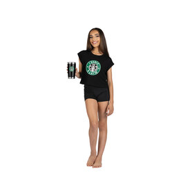 DANZNMOTION Adult "I Dance a Latte" Tee (25316A)